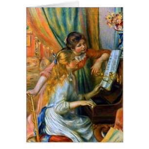 Jóvenes Chicas en el piano por Pierre Renoir