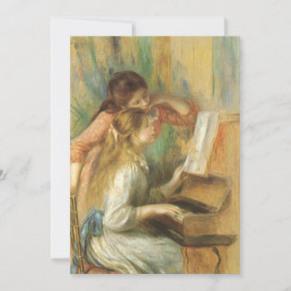 Jóvenes Chicas en Piano por Pierre Renoir