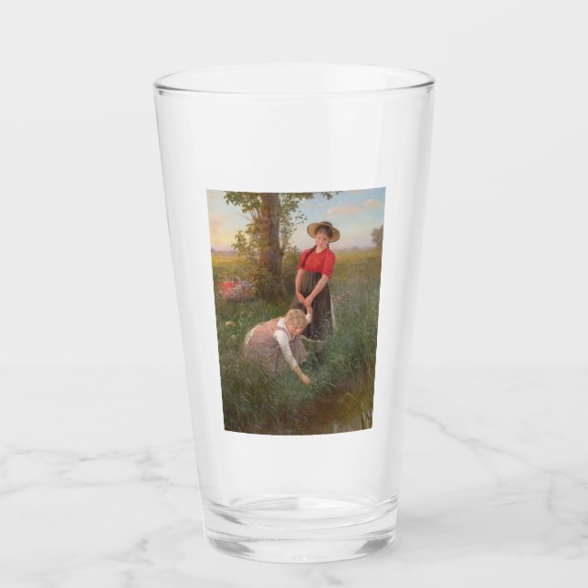 Jóvenes Chicas recogiendo flores (Anverso)