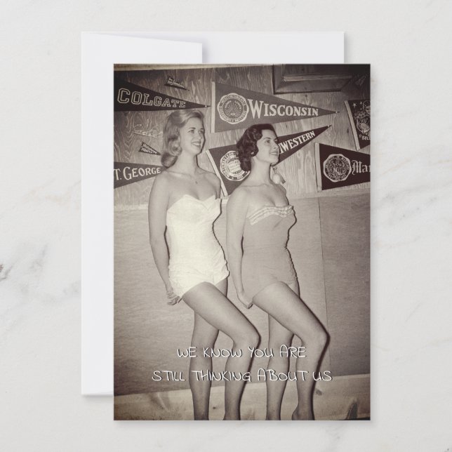 JÓVENES DE UNIVERSIDAD CALIENTE MUJERES VINTAGE FO (Anverso)