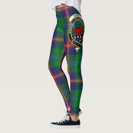 Jóvenes Escudos escocesas Tartán Leggings