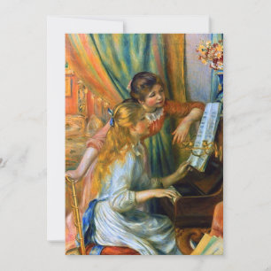 Jóvenes muchachas en el piano de Pierre Renoir