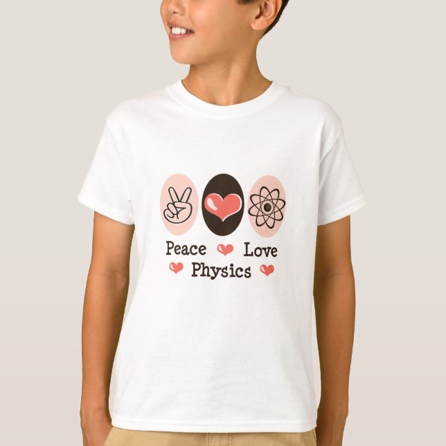 Jóvenes sudaderas de la Fisica del Amor de la Paz (Anverso)