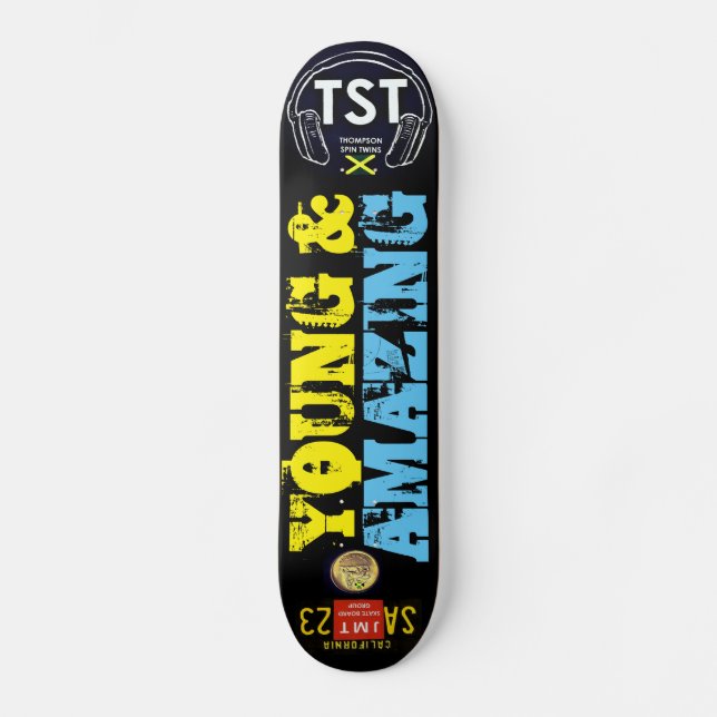 JÓVENES Y MAGNÍFICAS / TST Skateboard (Anverso)