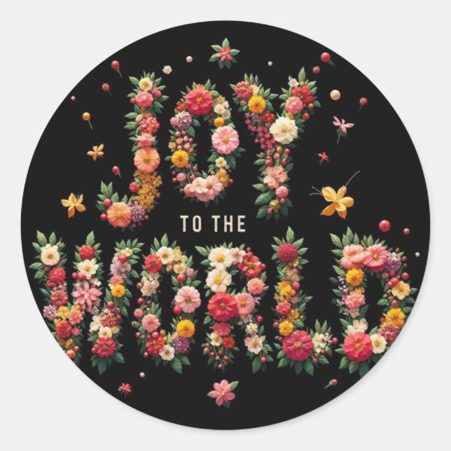 JOY a los Pegatinas del mundo (Anverso)