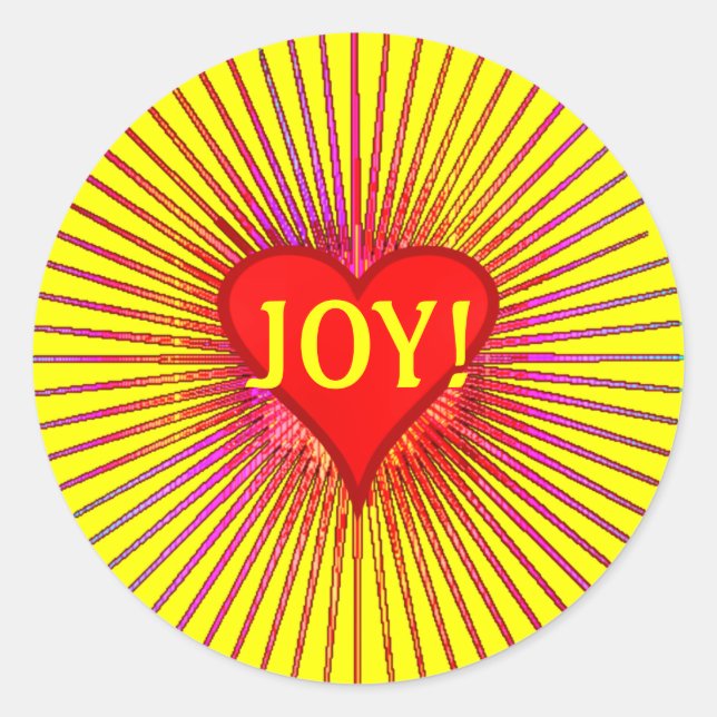 JOY BURST Pegatinas (Anverso)