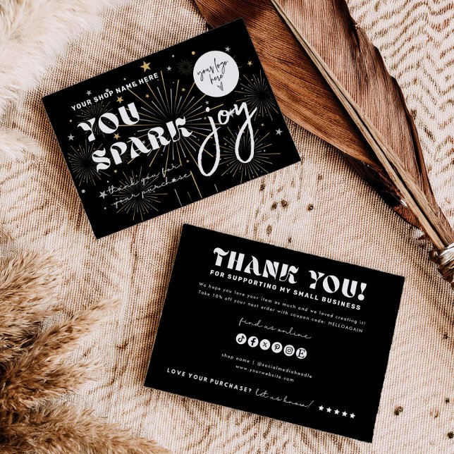 Joy Business Branding Shop Gracias Tarjeta De Prod (Subido por el creador)