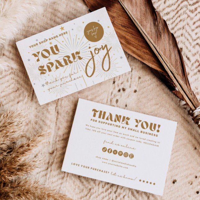 Joy Business Branding Shop Gracias tarjeta de prod (Subido por el creador)