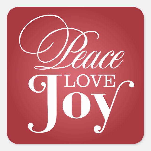 JOY DE AMOR DE LA PAZ | SELLO PARA SOBRES DE VACAC (Anverso)