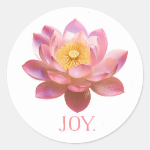 Joy lotus pegatina