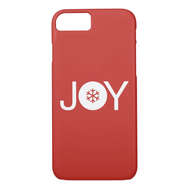 Joy Navidades Funda Red iPhone 8/7 (Reverso)