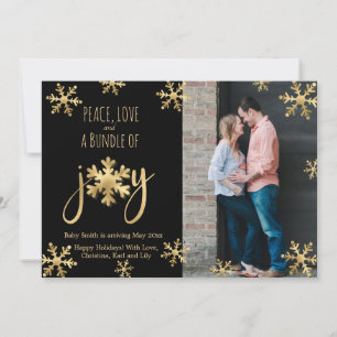 Joy Photo Navidades Tarjetas de Invitación de emba
