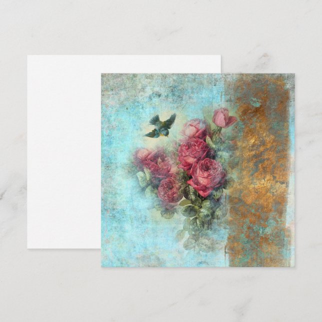 JOY - Tarjeta de invitación, Tarjeta de saludo (Anverso / Reverso)