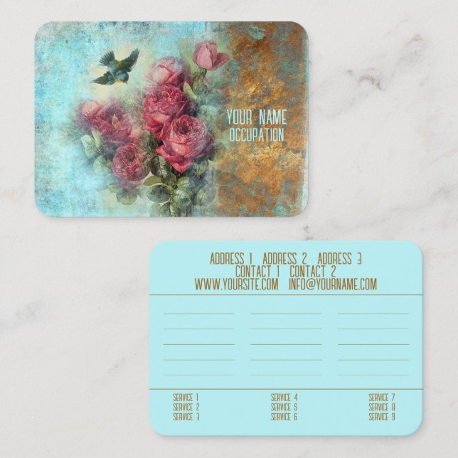 JOY - Tarjeta de visita (Anverso / Reverso)