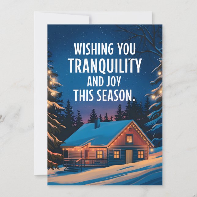 Joy The Season - Tarjeta de Navidad (Anverso)