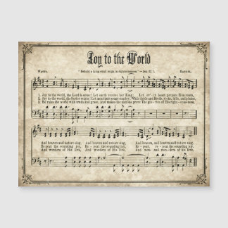 Joy to the World Vintage Christmas Carol