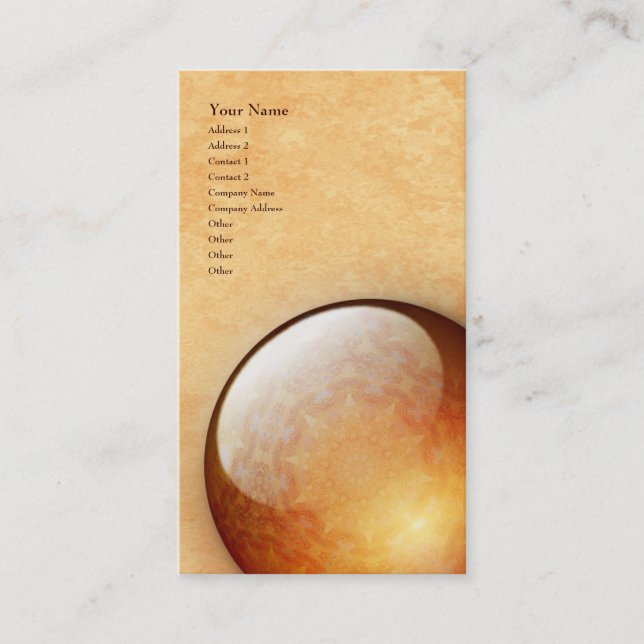 Joya de la renovación - tarjeta de visita vertical (Anverso)