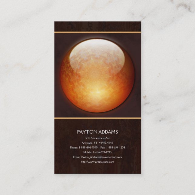 Joya de la renovación - tarjeta de visita vertical (Anverso)