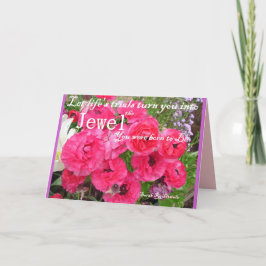 Joya Fuiste Nacida Para Ser Flor Cita Tarjeta De J