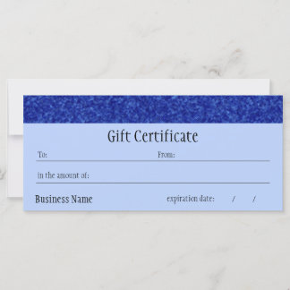 Joyas - Certificado de regalo de zafiro