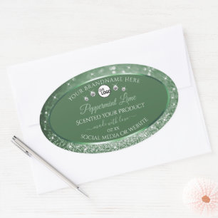 Joyas con logotipo de etiquetas de productos de Pu