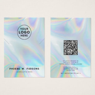 Joyas de collar de código QR irlandesas modernas