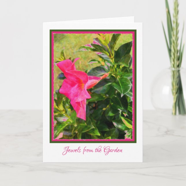 Joyas de la tarjeta Garden Blank (Anverso)