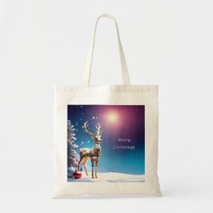 Joyas de reno Navidades de la bolsa de té de vacac