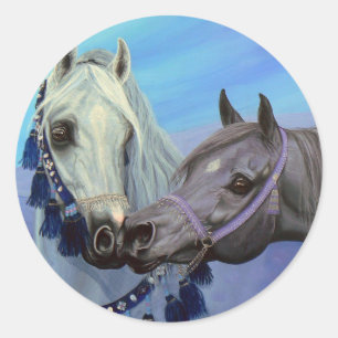 Joyas del Desierto pegatinas caballos árabes