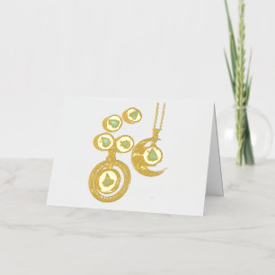 joyas navidades Árbol azul negro brillante Luna