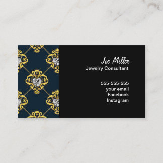 Joyería Consultor tarjeta de visita - Diamantes