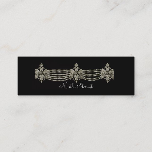 Joyería de carteros - Tarjeta de visita delgada (Anverso)