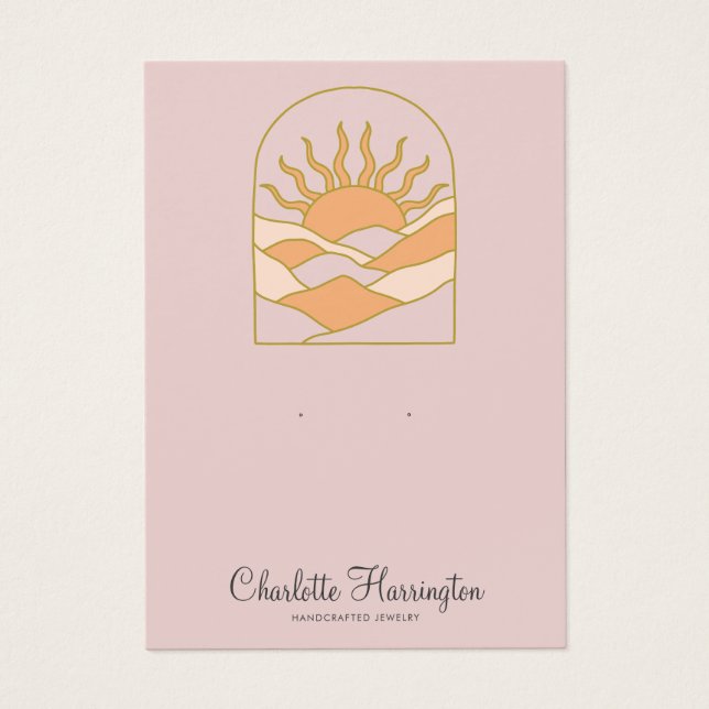 Joyería De Ganancia Rosa Sunrise Dusty Pink (Frente)