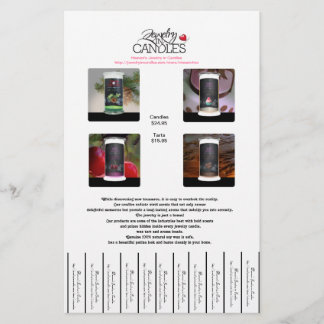 Joyería en volantes de velas