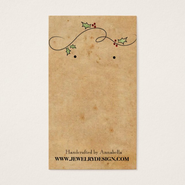 Joyería Personalizado de vacaciones de Navidades d (Frente)