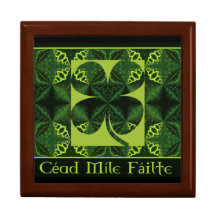 A33 Kaleidoscópico Shamrock - CÉAD MÍLE FÁILTE.Box