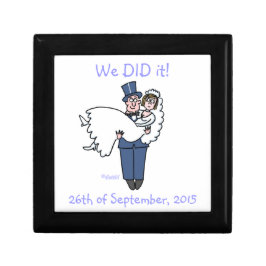 Joyero Boda Keepsake Personalizado dulce novia y Groom