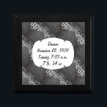Joyero Bodas de tipografía de Chalkboard<br><div class="desc">Chalkboard Vintage Modern Mr and Mrs Chalkboard Wedding Invitaciones a la boda Dulce y elegante bodas de pizarra Chalkboard Modern Vintage Invitaciones a dulces y suaves bodas de pizarra Boda Camisetas</div>