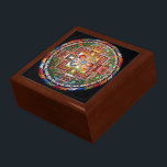 Joyero Budismo tántrico tibetano vintage Mandala<br><div class="desc">Budismo tántrico tibetano vintage Mandala Design.  Hace un regalo hermoso,  significativo y alegre para los budistas.</div>