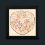 Joyero Cherub Angel Heart<br><div class="desc">Cherub Angel Heart Keepsake Box, vestimenta de ángel, camisetas de ángel, regalos de la boda de ángel por el Ilustracion ArtMuvz. prendas y regalos a juego de ángel. Navidades ángel y regalos de cumpleaños. Los regalos de ángel son una manera reflexiva y significativa de mostrar a alguien a quien le...</div>