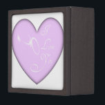 Joyero de los anillos de bodas del amor<br><div class="desc">Anillos de bodas del amor</div>