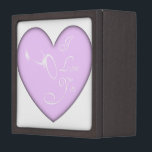 Joyero de los anillos de bodas del amor<br><div class="desc">Anillos de bodas del amor</div>