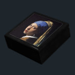 Joyero El Chica con una perla por Johannes Vermeer<br><div class="desc">El Chica con una perla,  de Johannes Vermeer,  pintor barroco holandés (1632 - 1675) El Chica con una perla en detalle - aceite sobre lienzo - 1665</div>