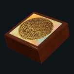 Joyero Flor de vida / Blume des Lebens - oro de medallas<br><div class="desc">Ornament ART de EDDA Fröhlich | La Flor símbolo de la vida (Blume des Lebens) es el idioma original del universo; formas,  geometría,  números y proporciones. Radia armonía y perfección de la geometría sagrada y se erige en infinito y perfecto orden.</div>