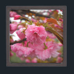 Joyero Flores de flores de cerezo rosado caliente<br><div class="desc">Flores de flores de cerezo rosado caliente Foto de Sandy Closs tomada en Lake Arrowhead Rosa,  flor,  flores,  flores,  flores,  primavera,  cerezas,  cerezas,  jardín,  boda,  bodas, </div>