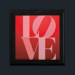 Joyero Love Romance Red Pink<br><div class="desc">Imágenes de arte digital y obras de arte gráfico por computadora - Amo rosa rojo oscuro</div>