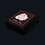 Joyero Love Rosa Jewelry Box<br><div class="desc">Di que te amo con esta caja de joyas de rosa bonito. Use esta caja de madera para guardar joyas,  agujeros,  un anillo de boda,  etc. El diseño es de obras de arte originales.</div>