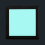 Joyero moda minimalista giratoria aqua azul turquesa<br><div class="desc">Accesorios minimalistas de hogar color turquesa de moda giratoria y agua. Accesorios de moda azules de agua.</div>