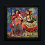 Joyero Mona Lisa Obra divertida y colorida<br><div class="desc">Esta maravillosa invitación toma elementos de la Noche Starry de la Mona Lisa y Van Gogh para hacer un tema boda excepcional y singular para una invitación, gracias, número de mesa y más! La Mona Lisa - Esta imagen muestra a la Mona Lisa con su hombre, bailando a la ligera...</div>