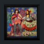 Joyero Mona Lisa Obra divertida y colorida<br><div class="desc">Esta maravillosa invitación toma elementos de la Noche Starry de la Mona Lisa y Van Gogh para hacer un tema boda excepcional y singular para una invitación, gracias, número de mesa y más! La Mona Lisa - Esta imagen muestra a la Mona Lisa con su hombre, bailando a la ligera...</div>